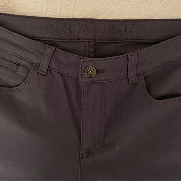 Marks & Spencer Dark Gray Cotton Skinny Pants - Picture 5 of 12